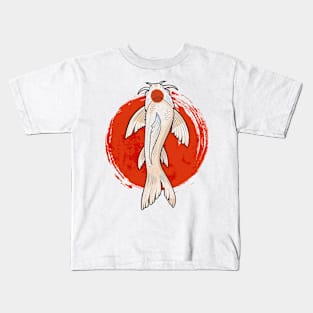 Koi Fish Art TANCHO KOHAKU Kids T-Shirt